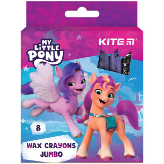 Крейда воскова "Kite" /LP24-076/ Jumbo, 8кол. "My Little Pony" (12/144)
