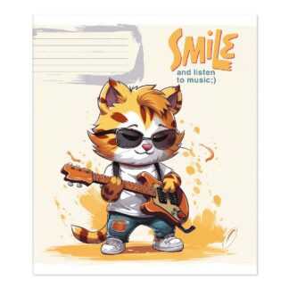 Зошит уч. "Пір'ячко" 18арк.# /ТВ-308/  №0024 Посмiхнись офсетний папір 50-53 г/м2 (25/500)