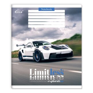 Зошит уч. "Gold Brisk" 12арк.== /ТВ-47/ №3503 Драйв, 60г/м2, УФ-лак (25/500)