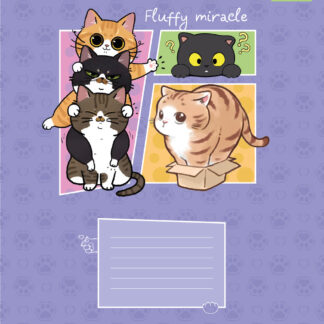 Зошит уч. "1B" 12арк.// /768160/ "Fluffy miracle" (25/500)
