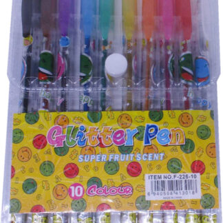 Набір гелевих ручок ароматна /226-10/ 10кол."Смайлик" з блиск. 0,5мм (1/24/144)