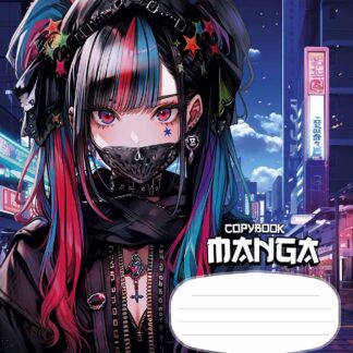 Зошит уч. "Школярик" 18арк.# /3323K/ "Manga style" глітер (дівчинка) (25/250)