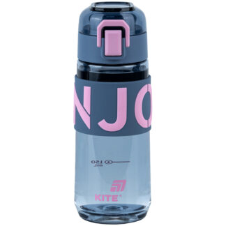 Пляшка для води "Kite" /K25-1232-2/ 550 мл, сіро-рожева (1/60)