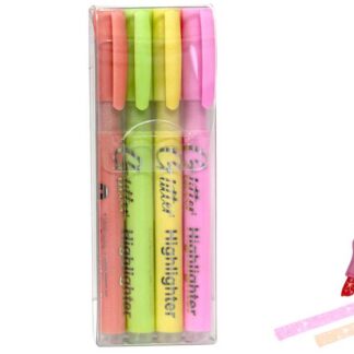 Маркер текстовий "WB" /H3381/ з глітером 4 шт./уп (1/360)