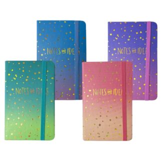 Блокнот 14*21см/80арк "JO" /3783-17L/ на гумці "Гламур", мікс (1/16)