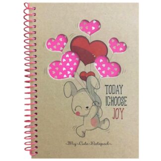 Блокнот В6/80 "Bourgeois" /N9608/ Тв.обкл., мат.лам. крафт, спіраль, вн.блок 60г, # (1/60)