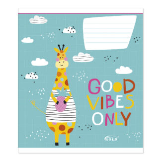 Зошит уч. "Gold Brisk" 12арк.// /ТВ-47/ №3508 Гарний настрiй, 60г/м2, УФ-лак (25/500)