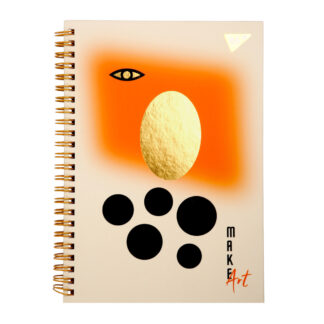 Блокнот А5/64 # "YES" /152023/ 7БЦ cпіраль "Make art" (1/20/40)