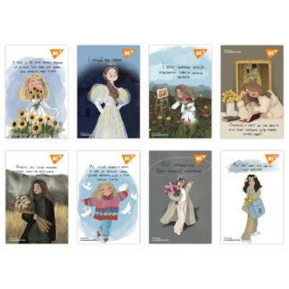 Блокнот А7/48 # склейка "YES" /152103/ "Дівочий світ" (1/40/320)