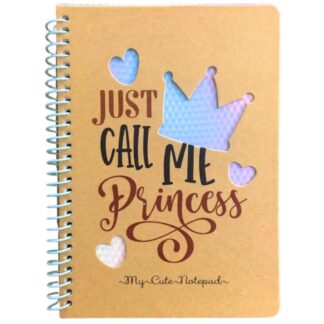 Блокнот В6/80 "Bourgeois" /N9614/ Тв.обкл., мат.лам. крафт, спіраль, вн.блок 60г, # (1/60)