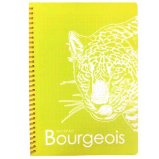 Блокнот А5/80 "Bourgeois" /N9627/ Пласт.обкл., спіраль, вн.блок 60г, # (1/80)