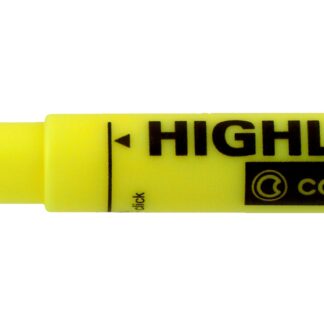 Маркер текстовий "Centropen" /8852/05/ "Fax", 1-4,6 мм, жовтий (10)