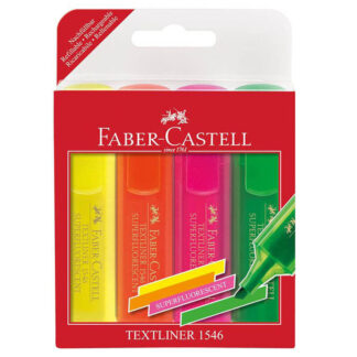Набір маркерів "Faber-Castell" 154604 4ШТ TEXTLINER SUPERFLUOR. (1/5)