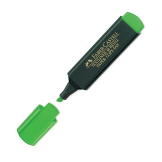 Маркер "Faber-Castell" /154863/ TEXTLINER зелений, зел. корпус (10)