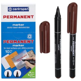 Маркер "Centropen" /2846/07/ перманентний, коричневий (10)