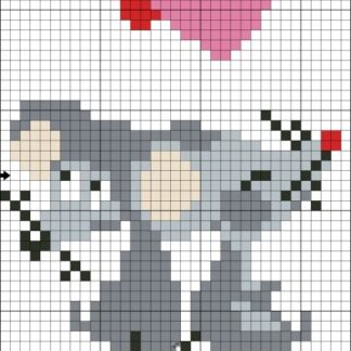 Набір для творчості зі стразами (наліпка) "Go to art" /188406/ "Мишенятка" 17*12 см (1/5)