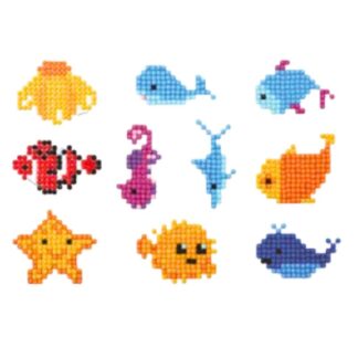 Набір для творчості зі стразами (наліпка) "Go to art" /188548/ "Морський коктель" 10шт (SYT068) (1/5)
