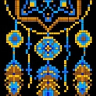 Набір для творчості зі стразами (наліпка) "Go to art" /189345/ "Ловець снів" 19*14 см (1/5)