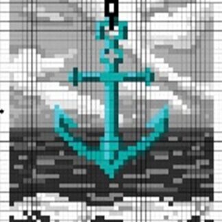 Набір для творчості зі стразами (наліпка) "Go to art" /189361/ "Якір" 19*14 см (1/5)