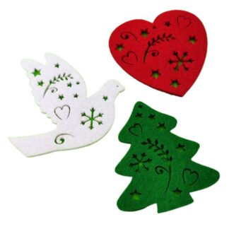 Набір фетрових заготовок "Діамантові ручки" /120785/ "Мрія, 7 см, 3 шт в упак