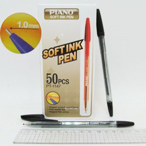 Ручка кулькова "PIANO" 1147 Чорна (50/1000)