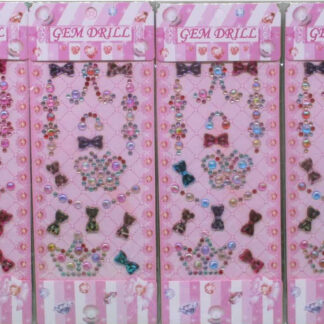 Стрази /ST-7004/ "Стрази -візерунки" 8,5*22,5см  (12)