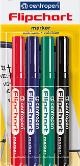 Набір маркер Flipchart 4 шт. Centropen 8550/04 (10)