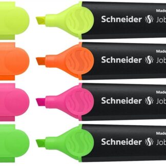 Набор маркер текст. 4 шт. SCHNEIDER 4 кол., 150 Job, в блістері (1/10)