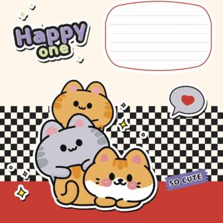 Зошит уч. "Школярик" 12арк.// /3532C/ "Happy one" виб.УФ-лак (нейт) (30/300)