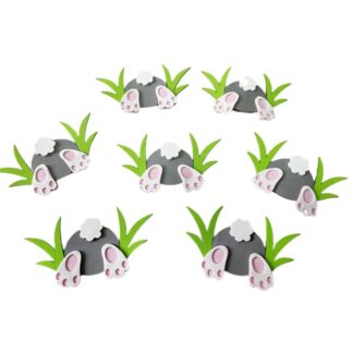 Набір заготовок "Діамантові ручки" /123039/ "Кролик у кущах" 8,5*5,5 см, 30 шт в упак.