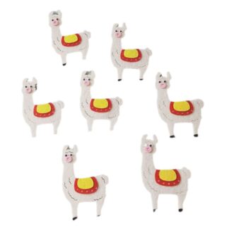 Набір фетрових заготовок "Діамантові ручки" /120703/ "Лама" 10*6,5 см, 12 шт в упак.