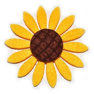 Набір фетрових заготовок "Діамантові ручки" /120159/ "Соняшник"  4 см, 50 шт в упак
