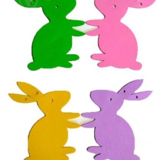 Набір заготовок "Діамантові ручки" /123038/ "Кролик зі стрічкою" 11 см, 20 шт. в упак