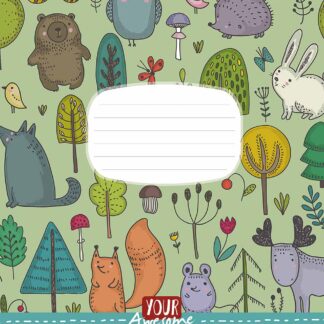 Зошит уч. "Genius" 24арк.# /3142K/ "Funny cuties" ВД-лак (нейт) (25/200)