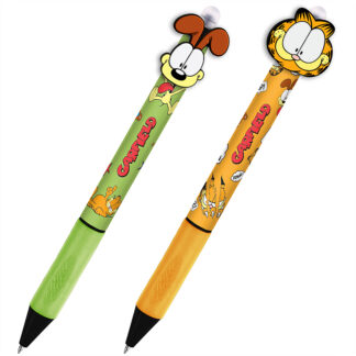 Ручка кулькова автомат "Kite" /GF25-393/ Garfield Retro, з фігуркою, синя (36/1296)