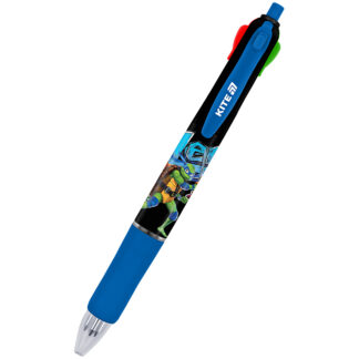 Ручка кулькова автомат "Kite" /NT25-067/ TMNT Mutant Mayhem , 4 кольори, синя (28/840)