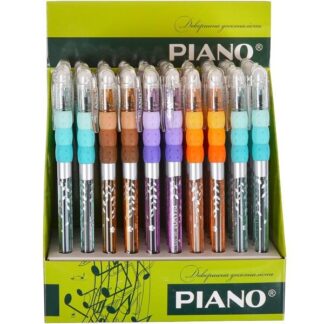 Ручка масляна "PIANO" PТ-272 синя (50)