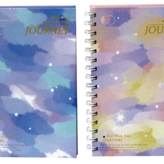 Блокнот А5/80арк. "WB" /A5-5000-11/ # на спіралі, обкл/картон з фольгою Акварельне небо (1/120)