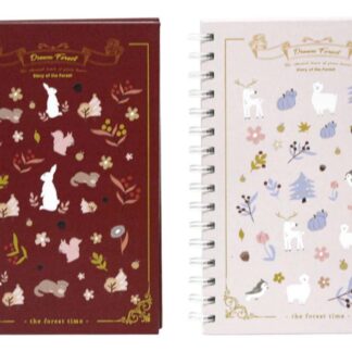 Блокнот А5/80арк. "WB" /A5-5000-14/ # на спіралі, обкл/картон з фольгою Тварини (1/120)