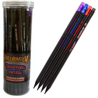 Олівець пр. "CLASS" /118/ "Halloween" 2B з гумкою в тубі (48/288)