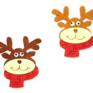 Набір фетрових заготовок "Діамантові ручки" /120771/ "Оленятко", 4 см, 30 шт в упак.