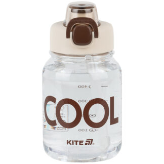 Пляшка для води "Kite" /K25-1217-1/ 700 мл, біло-коричнева (1/60)