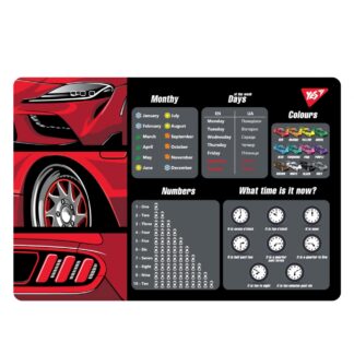 Підкладка настільна 43*29см "YES" /492066/ "Race legend" (англ) (1/10/200)