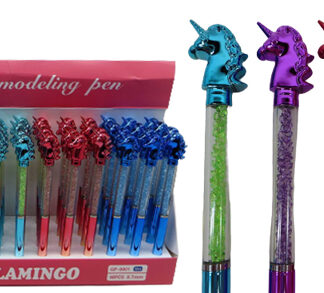 Ручка кулькова /9001/ "Стрази-Єдиноріг" (48/1728)