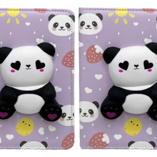 Блокнот А5/80арк /4220-12/ шкірзам "Сквіш-Панда" # (1/30)