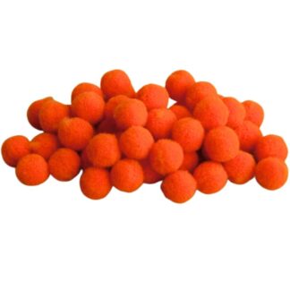 Помпони "Діамантові ручки" /163234/ помаранчеві 1,8 см, 1000 шт в упак.