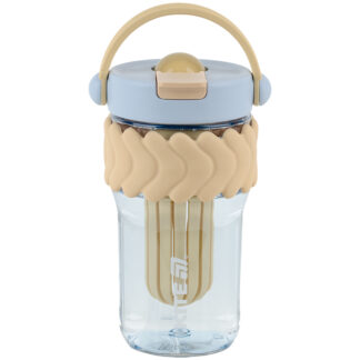 Пляшка для води "Kite" /K25-1230-1/ 700 мл, бежево-блакитний (1/48)