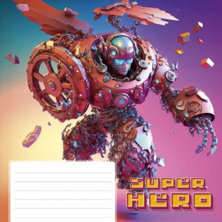 Зошит уч. "Star" 12арк.# /3298K/ "Super hero" ВД-лак (хлопчик) (30/360)