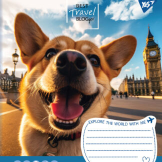Зошит уч. "YES" 24арк.# /767012/ "Best travel blogger" (20/320)