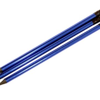 Олівець ч/г "WB" /1321/ чорн пластик+фольга +гумка, синій (48)